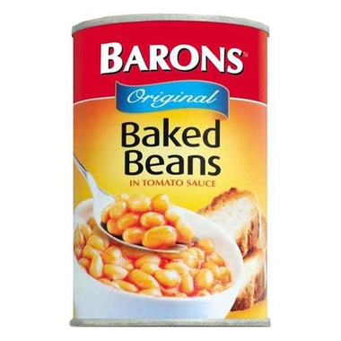 Barons Baked Beans in Tomato Sauce