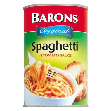 Barons Spaghetti in Tomato Sauce